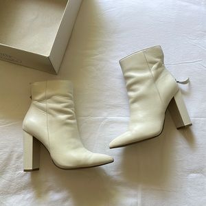 White booties